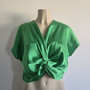 Elegant Green Women's Top
